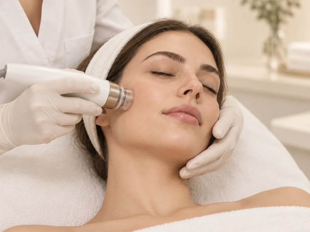 Microneedling προσώπου με ιατρικό μικροβελονισμό